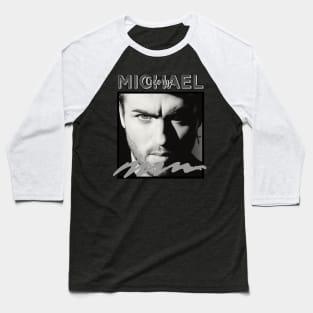George Michael / Vintage Photo Baseball T-Shirt